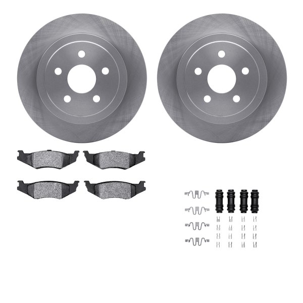  R1 Concepts® - Rear Brake Kit with Optimum OE Pads