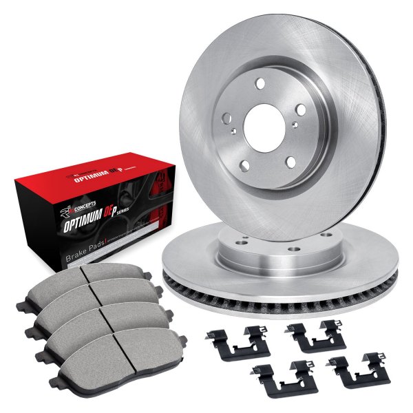  R1 Concepts® - Front Brake Kit with Optimum OE Pads