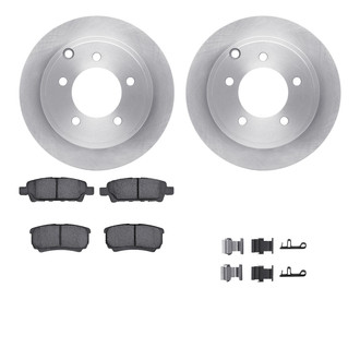 R1 Concepts® WFUH1-39143 - Rear Brake Kit with Optimum OE Pads