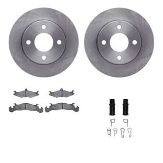 R1 Concepts® - Front Brake Kit with Optimum OE Pads