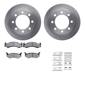 R1 Concepts® - Front Brake Kit with Optimum OE Pads