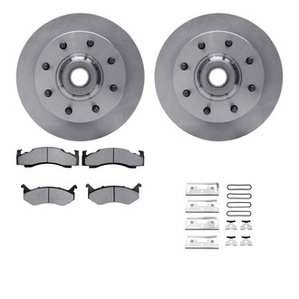 R1 Concepts® - Front Brake Kit with Optimum OE Pads