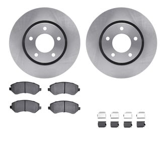 R1 Concepts® - Front Brake Kit with Optimum OE Pads