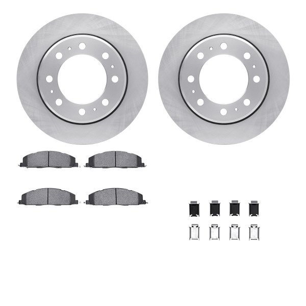  R1 Concepts® - Rear Brake Kit with Optimum OE Pads