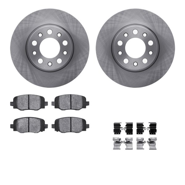  R1 Concepts® - Rear Brake Kit with Optimum OE Pads