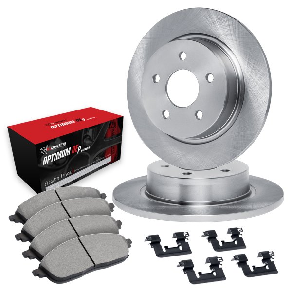  R1 Concepts® - Rear Brake Kit with Optimum OE Pads