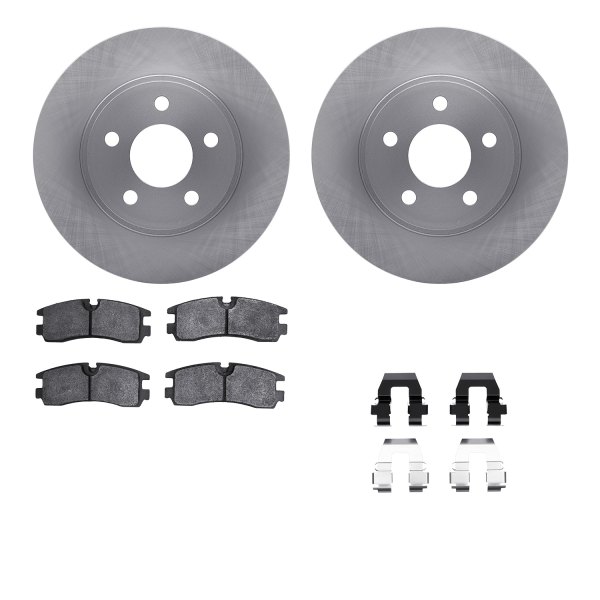  R1 Concepts® - Rear Brake Kit with Optimum OE Pads