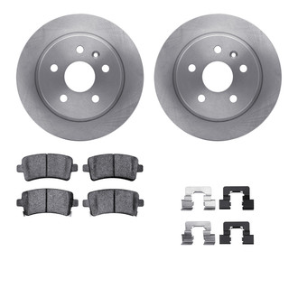 R1 Concepts® - Rear Brake Kit with Optimum OE Pads