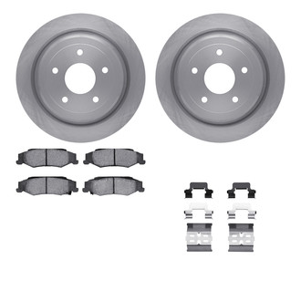R1 Concepts® WFUH1-46096 - Rear Brake Kit with Optimum OE Pads