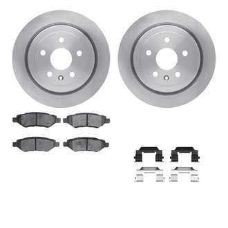 R1 Concepts® - Rear Brake Kit with Optimum OE Pads