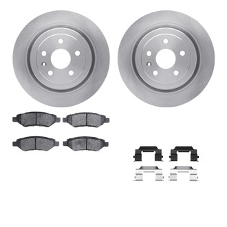 R1 Concepts® - Rear Brake Kit with Optimum OE Pads