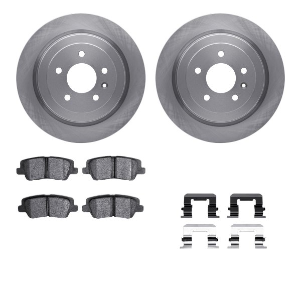  R1 Concepts® - Rear Brake Kit with Optimum OE Pads