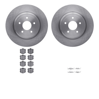 R1 Concepts® - Rear Brake Kit with Optimum OE Pads