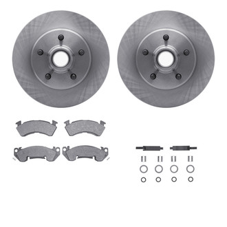 R1 Concepts® - Front Brake Kit with Optimum OE Pads