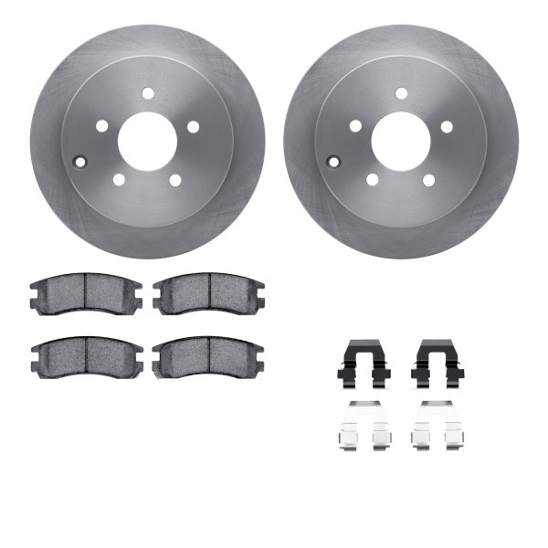  R1 Concepts® - Rear Brake Kit with Optimum OE Pads