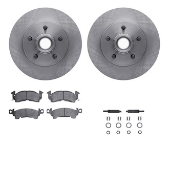 R1 Concepts® - Front Brake Kit with Optimum OE Pads