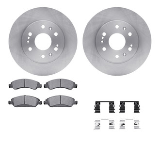 R1 Concepts® WFUH1-48314 - Front Brake Kit with Optimum OE Pads