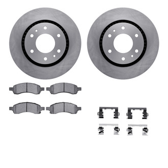 R1 Concepts® - Front Brake Kit with Optimum OE Pads