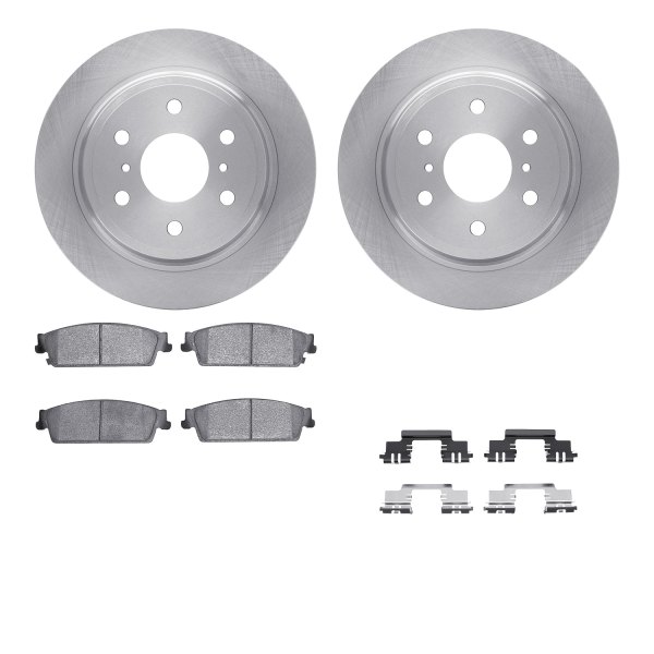  R1 Concepts® - Rear Brake Kit with Optimum OE Pads