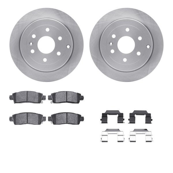  R1 Concepts® - Rear Brake Kit with Optimum OE Pads