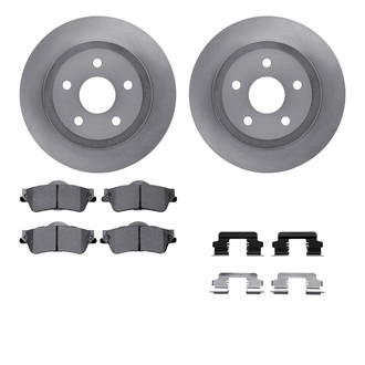 R1 Concepts® - Rear Brake Kit with Optimum OE Pads