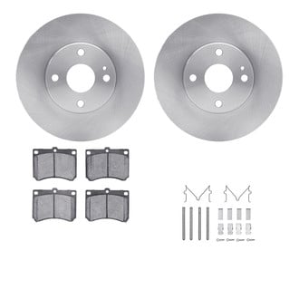 R1 Concepts® WFUH1-55010 - Front Brake Kit with Optimum OE Pads