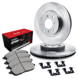 R1 Concepts® - Front Brake Kit with Optimum OE Pads