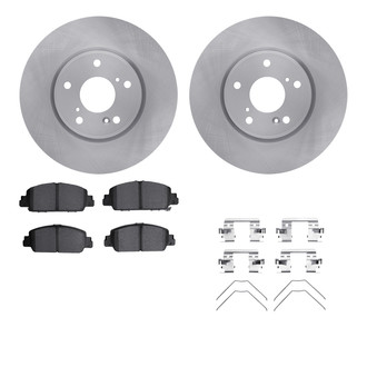 R1 Concepts® - Front Brake Kit with Optimum OE Pads