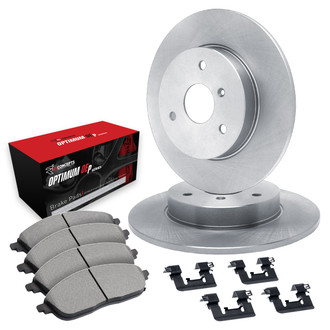 R1 Concepts® - Front Brake Kit with Optimum OE Pads