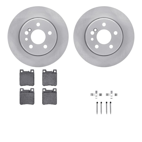  R1 Concepts® - Rear Brake Kit with Optimum OE Pads