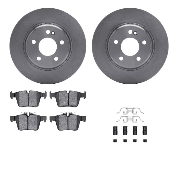  R1 Concepts® - Rear Brake Kit with Optimum OE Pads