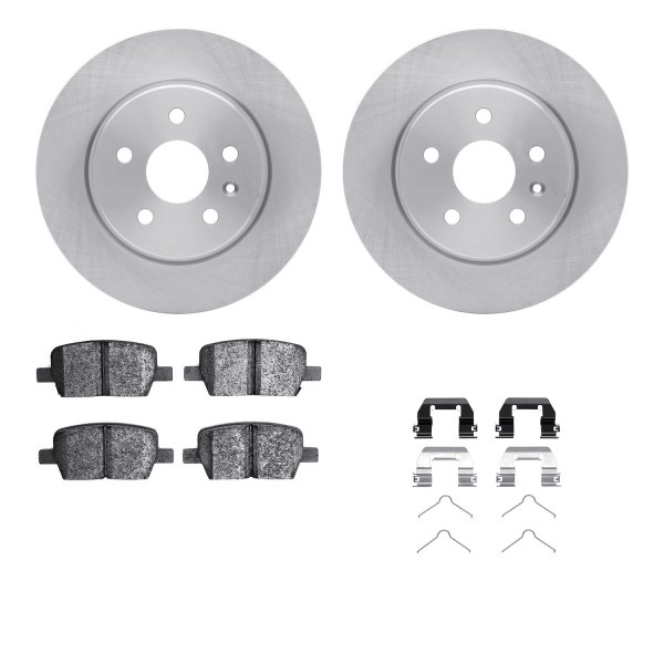  R1 Concepts® - Rear Brake Kit with Optimum OE Pads