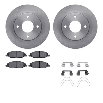 R1 Concepts® WFUH1-67414 - Front Brake Kit with Optimum OE Pads