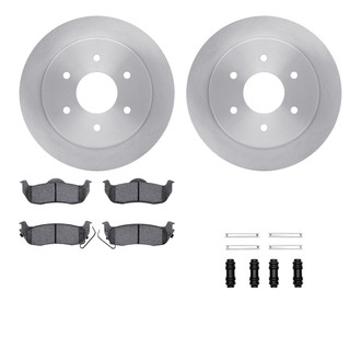 R1 Concepts® WFUH1-67471 - Rear Brake Kit with Optimum OE Pads