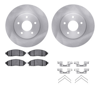 R1 Concepts® WFUH1-67519 - Front Brake Kit with Optimum OE Pads