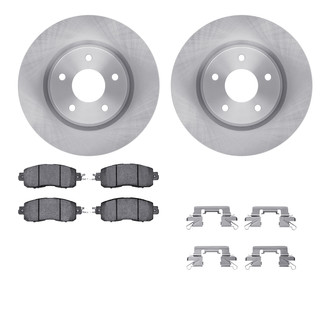 R1 Concepts® WFUH1-67534 - Front Brake Kit with Optimum OE Pads