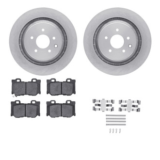 R1 Concepts® - Rear Brake Kit with Optimum OE Pads