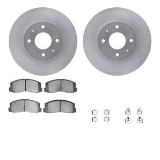R1 Concepts® WFUH1-72086 - Front Brake Kit with Optimum OE Pads