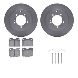 R1 Concepts® - Rear Brake Kit with Optimum OE Pads
