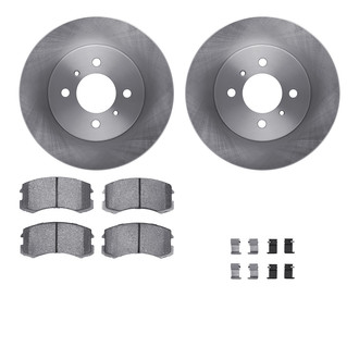 R1 Concepts® - Front Brake Kit with Optimum OE Pads