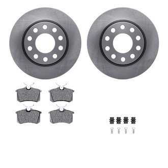 R1 Concepts® - Rear Brake Kit with Optimum OE Pads