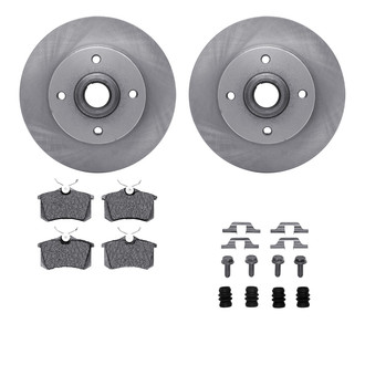 R1 Concepts® - Rear Brake Kit with Optimum OE Pads