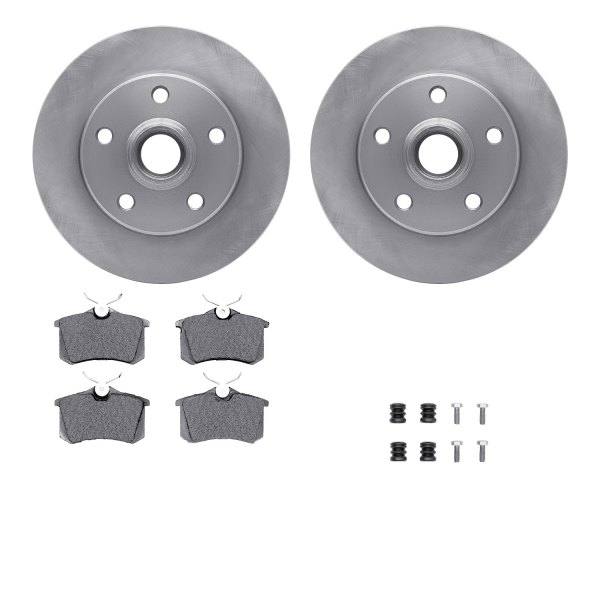  R1 Concepts® - Rear Brake Kit with Optimum OE Pads