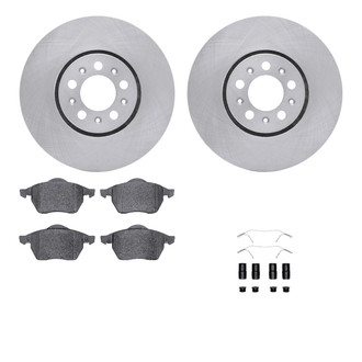 R1 Concepts® WFUH1-74203 - Front Brake Kit with Optimum OE Pads