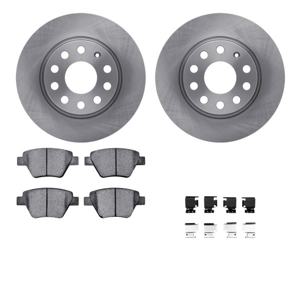  R1 Concepts® - Rear Brake Kit with Optimum OE Pads