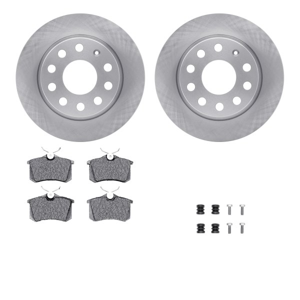  R1 Concepts® - Rear Brake Kit with Optimum OE Pads