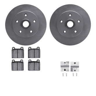 R1 Concepts® - Front Brake Kit with Optimum OE Pads