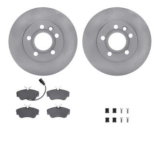 R1 Concepts® WFUH1-74410 - Front Brake Kit with Optimum OE Pads