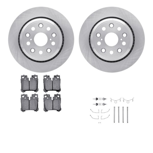  R1 Concepts® - Rear Brake Kit with Optimum OE Pads