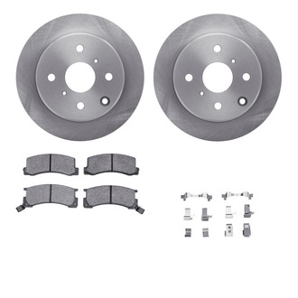 R1 Concepts® WFUH1-76174 - Rear Brake Kit with Optimum OE Pads